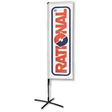 Beachflag Square mit Kreuzfuss in Größe L