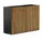 Herstera Pflanzkübel Deco Planter Divider L 120 x 40 x 80 cm Schwarz