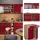 Vicco Küchenzeile R-Line 160 cm Rot Hochglanz