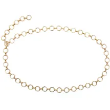 COLLEZIONE ALESSANDRO Kettengürtel Keola schlicht, mit kleinen runden Ringen