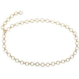 COLLEZIONE ALESSANDRO Kettengürtel Keola schlicht, mit kleinen runden Ringen