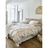 IRISETTE Easy 8510 Blumen Orange 155 x 220 cm + 80 x 80 cm