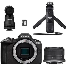 Canon EOS R50 schwarz Content Creator Kit + RF-S 18-45 mm