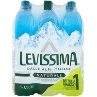 Levissima Natürliches Mineralwasser, 6x1,5 L