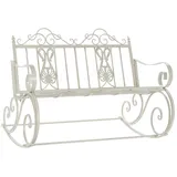 DKD Home Decor Schaukelstuhl DKD Home Decor Metall Aluminium Weiß (118 x 90 x 92 cm)