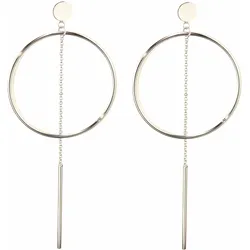 Paar Ohrstecker FIRETTI "im modischen Design", grau (metallfarben), Ohrringe, Damen, Metall