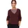 Zero Strickpullover mit V-Ausschnitt Rot, 42