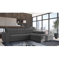 Fun Möbel Ecksofa Sofa SARRA mit Schlaffunktion Stoff Lincoln