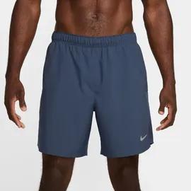 Nike Challenger Dri-Fit 7" 2-in-1 Herren Shorts, blau, - thunder Blue/Reflective silv, S