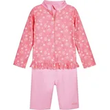 Playshoes UV-Schutz Einteiler Unisex Kinder Badeanzug Schwimmanzug Badebekleidung, Hawaii Langarm, 98/104