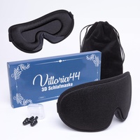 3D Schlafmaske für Herren und Frauen - lichtblockierende Augenmaske, weich und bequem, Schlafbrille für Reisen, Nickerchen