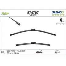 Valeo SILENCIO FLAT BLADE SET 574707