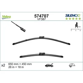Valeo SILENCIO FLAT BLADE SET 574707