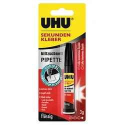 UHU blitzschnell PIPETTE CONTROL Sekundenkleber 3,0 g