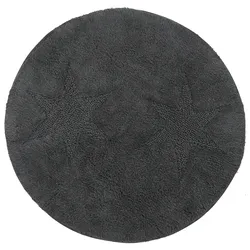 Badematte ANDAS "Marie" Gr. 7, grau (anthrazit), H:13mm, Baumwolle, Badematten, Badteppich, Stern Motiv, Hoch-Tief-Struktur, auch als Set