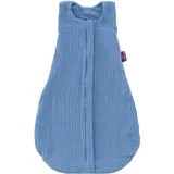 Träumeland Sommerschlafsack Liebmich Baumwollmusselin, hellblau, Größe 90