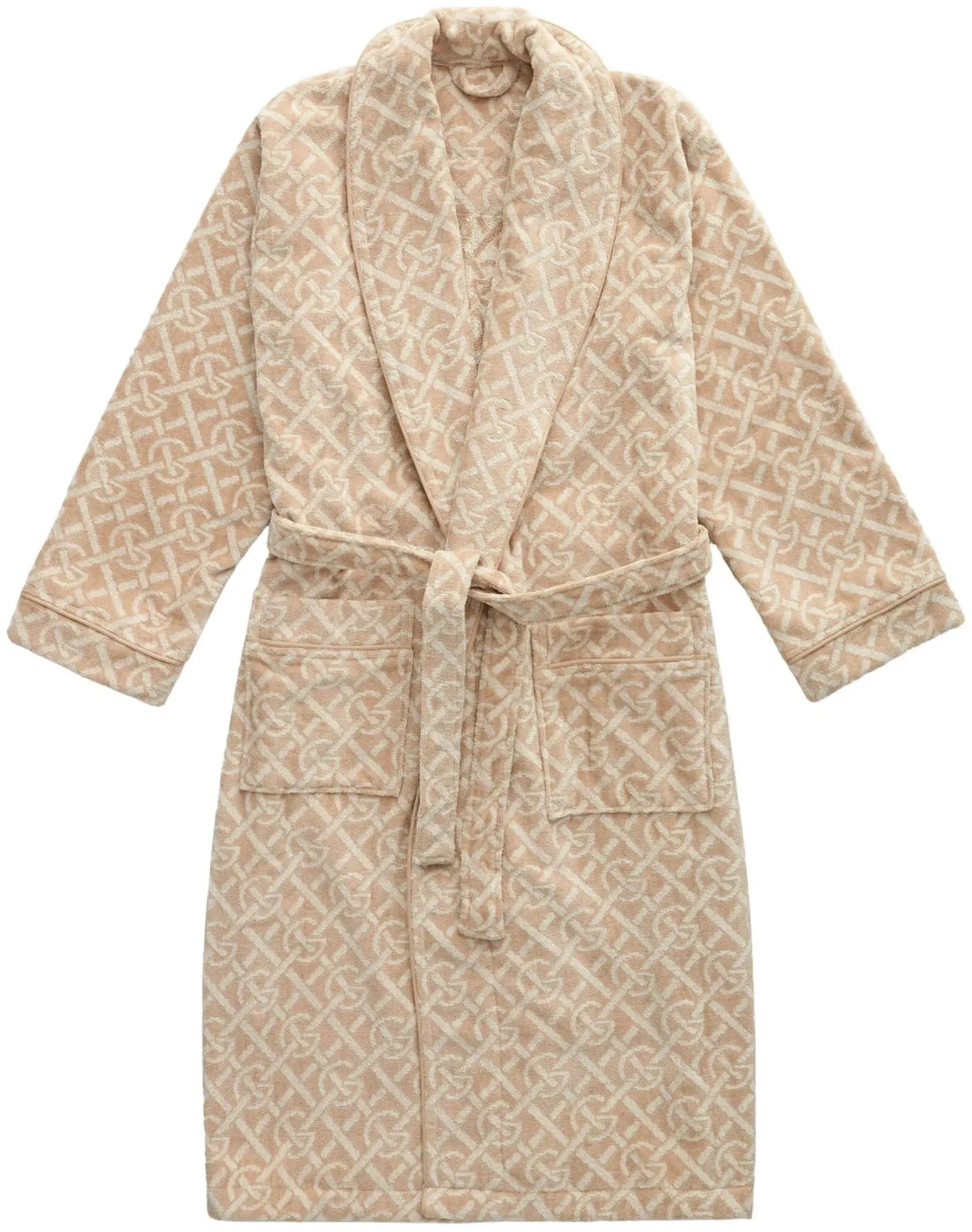 Gant Bademantel »Bademantel G-PATTERN ROBE« Gant Sand L