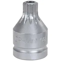 KS Tools 3/4" Kraft-Bit-Stecknuss Vielzahn mit Bohrung, kurz, M16