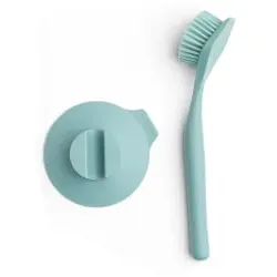 Brabantia Spülbürste, mit Saugnapfhalterung 117602 , Farbe: Mint