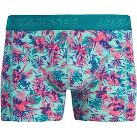 JACK & JONES JACEXOTIC LEAVES TRUNKS blau M 3er Pack