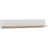 xonox.home Wandboard Holz, GRAU, ca. 150x25x22 cm)