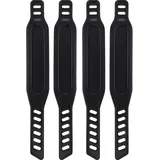 Minkurow Heimtrainer Pedalriemen Hochwertige Heimtrainer Riemen Heimtrainer Zubehör Bike Schwarz Pedalriemen Für Fahrräder Heimtrainer Zuhause Oder Fitnessstudio 2 Paar