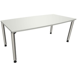 fm Büromöbel Konferenztisch »Fastline« 180 cm grau, 180x80 cm