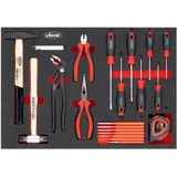 VIGOR Hammer Zangen Schraubendreher Satz, V5634N, 21-teilig