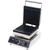 Waffeleisen Belgische Waffeln Waffelautomat Waffelgerät Edelstahl Elektrischer Waffelmaker Waffle Maker Waffelmaschine Antihaftbeschichtete 1500w