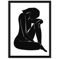 Bild Nero Schwarz/Weiß ca. 30x40cm