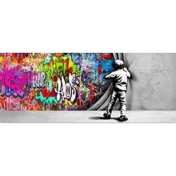 Glasbild GRAFFITI DISCOVERY