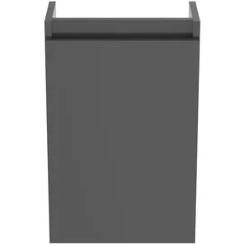 Ideal Standard Waschbeckenunterschrank 1 Tür 34,5 x 55 x 20 cm Grau glänzend