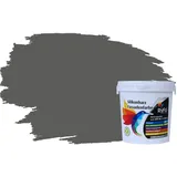 RyFo Colors Silikonharz Fassadenfarbe Lotuseffekt Trend Dunkelgrau 1l - bunte Fassadenfarbe, weitere Grau Farbtöne und Größen erhältlich, Deckkraft Klasse 1