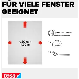 Tesa Fliegenschutzgitter Insect Stop Comfort 130 x 150 cm Anthrazit