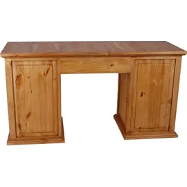 MiaMöbel Mexico Schreibtisch Massivholz Pinie Mexiko Möbel Mexikanisch