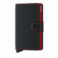 Secrid Miniwallet Unisex Kartenetui matte black & red