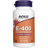 NOW Foods Vitamin E-400 Natural (Mixed Tocopherols 100 Weichkapseln)