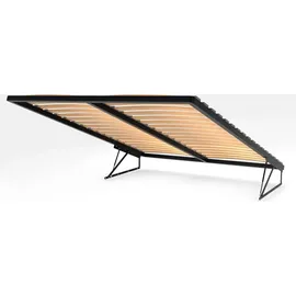 Muralo Polsterbett Stoffbett Bett mit Container Doppelbett Polsterbett mit Bettkasten Türkis