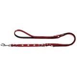 Hunter verstellbare Führleine Swiss 18/200, rot/schwarz (43155)