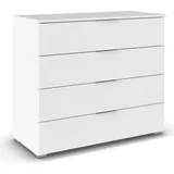 Rauch Schubkastenkommode »Sideboard Schubladenkommode AGORDO mit Dekor- oder Hochglanzfront«, (in zwei Griff-Farben), Breite 93 cm mit 4 großen Schubladen für viel Stauraum MADE IN GERMANY,