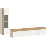 INOSIGN Wohnwand »Svala, Breite 180 cm, Wohnkombination«, (Set, 2 St.),... stehend u. hängend montierbar,Vitrinenschrank, Lowboard