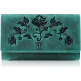 pp paolo peruzzi collection Vintage Geldbörse Damen grün