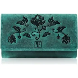 pp paolo peruzzi collection Vintage Geldbörse Damen grün