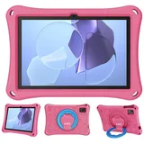 XGODY N02 Tablet (10", 128 GB, Unterstützt keine SIM-Karte, 10 Zoll, 4+128GB, Android 13 Kinder Tablet, IWAWA, mit EVA-Schutzhülle) rosa