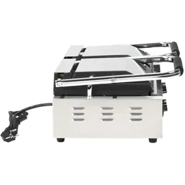 vidaXL Doppelter Gerillter Panini-Grill 3600 W 57x30,5x20 cm
