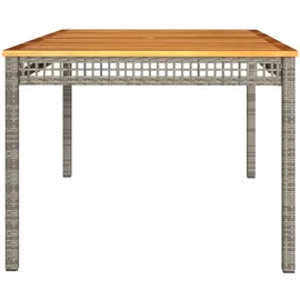vidaXL Gartentisch 180 x 90 x 75 cm Grau