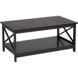 Beliani Foster Schwarz MDF 100 x 45 x 55 cm