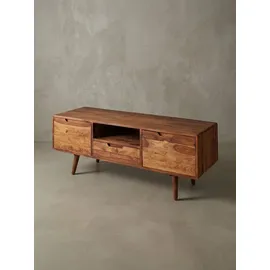 KADIMA DESIGN Lowboard 135x51x45 cm Braun Holz