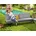 Gartensofa RIEKE links BHT 198x88x72 cm grau Garten-Sofa Loungesofa Grau