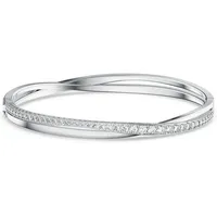 Swarovski Hyperbola Armreif, Weiß, 5572725, Größe S